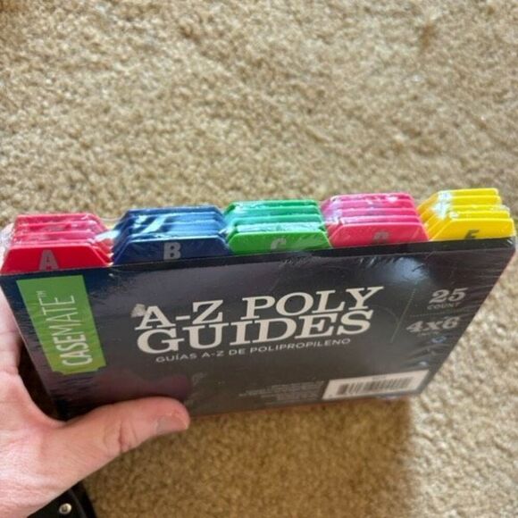 CaseMate A-Z Poly Guides 4x6 Inch *New* - Picture 3 of 4